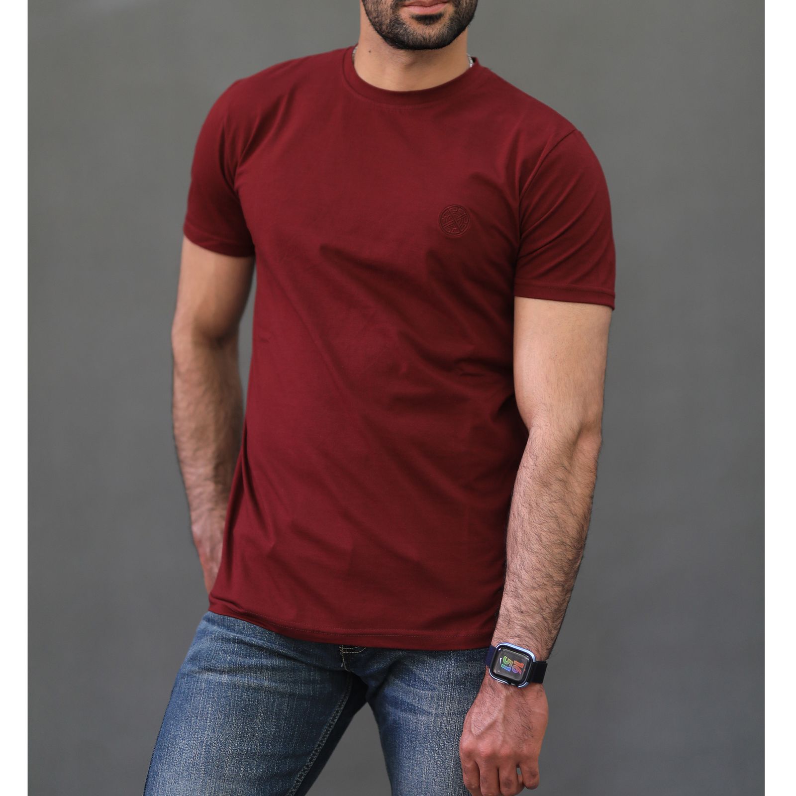 تی شرت آستین کوتاه مردانه مدل 1012-070 -  - 6