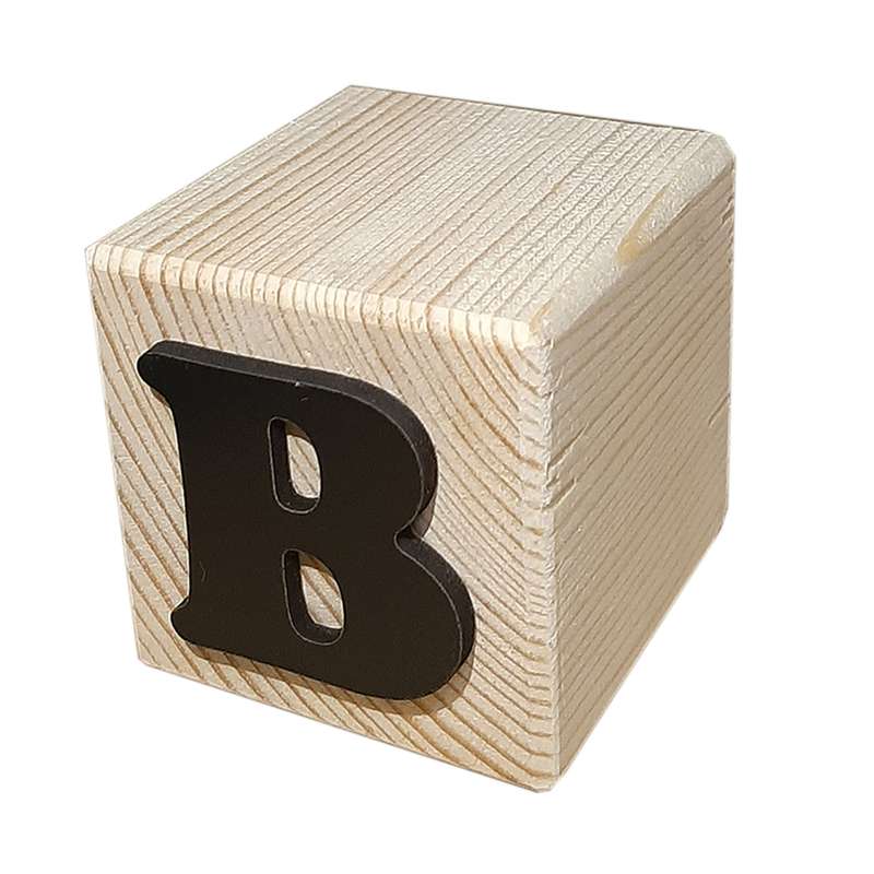 استند رومیزی کودک مدل مکعب حرف B
