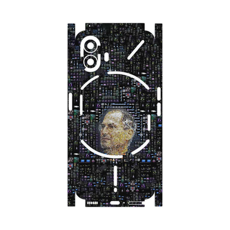 برچسب پوششی ماهوت مدل Collage of Steve Jobs 2-FullSkin مناسب برای گوشی موبایل ناتینگ Phone 2