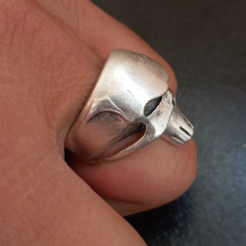 انگشتر مردانه مدل اسکلت کد ES-8