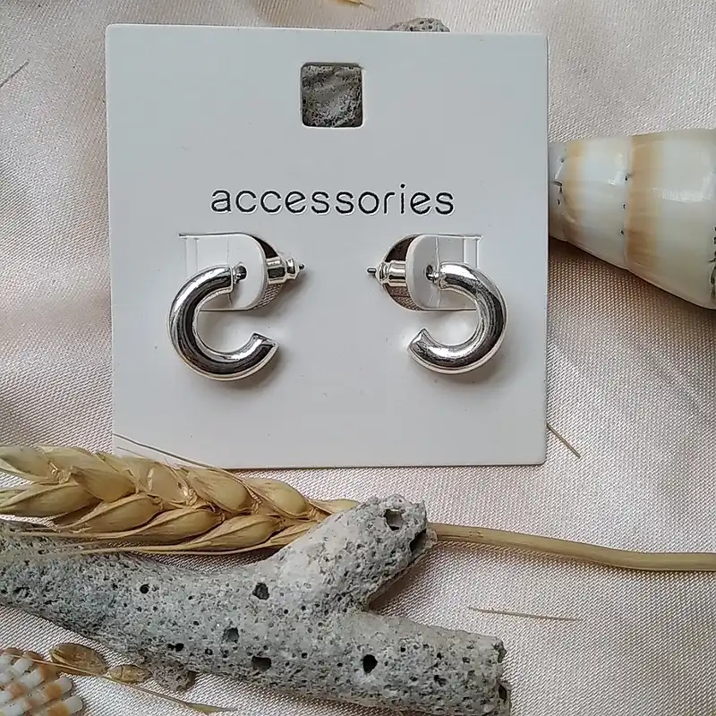 گوشواره زنانه اکسسورایز مدل حلقه ی کد H42