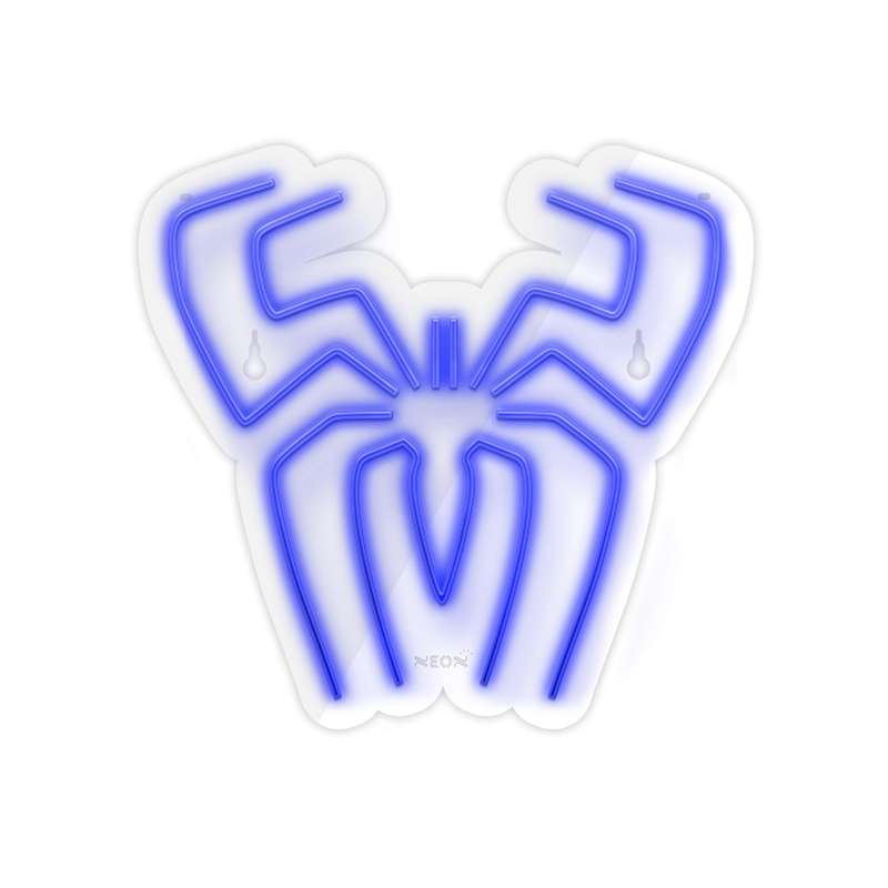 چراغ دیواری نئون دیزاین طرح Spider-GL_BL
