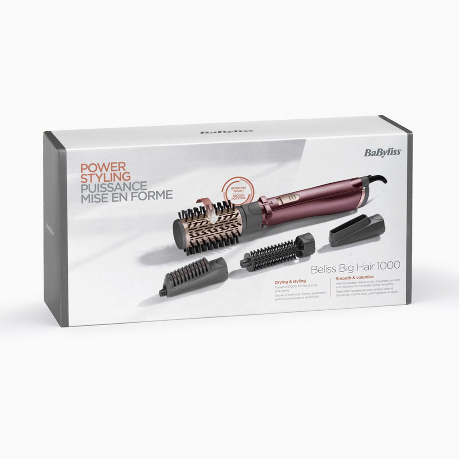 سشوار برس دار چرخشی بابیلیس مدل AS960E -  - 15