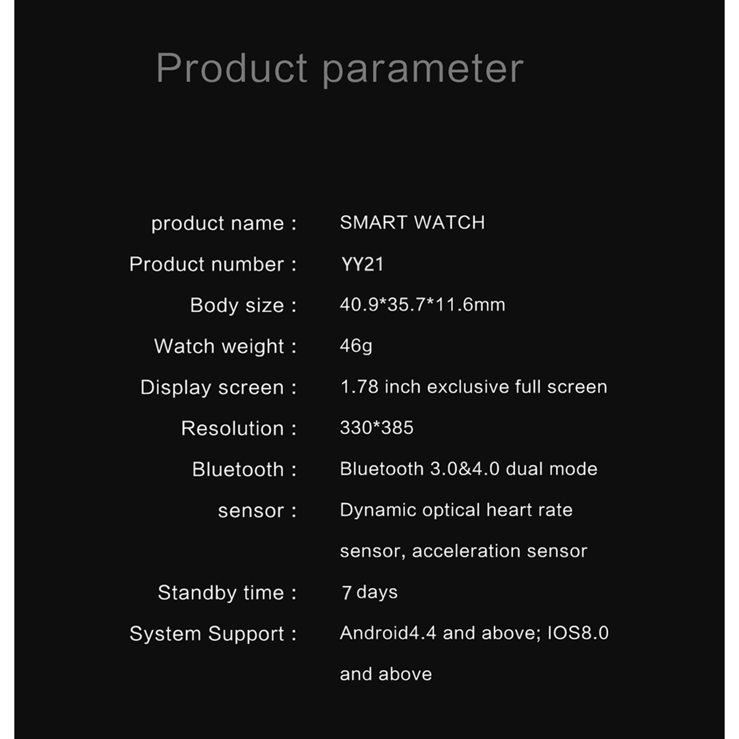 smartwatch yy21