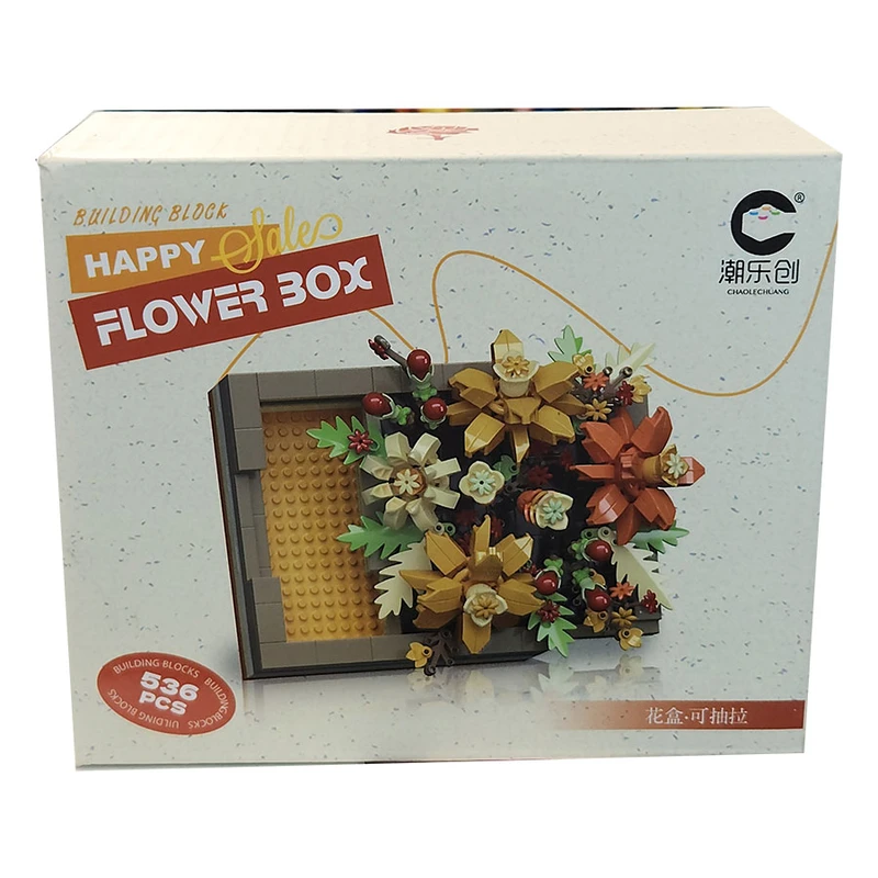 ساختنی 536 قطعه سی مدل Flower Box کد 7373