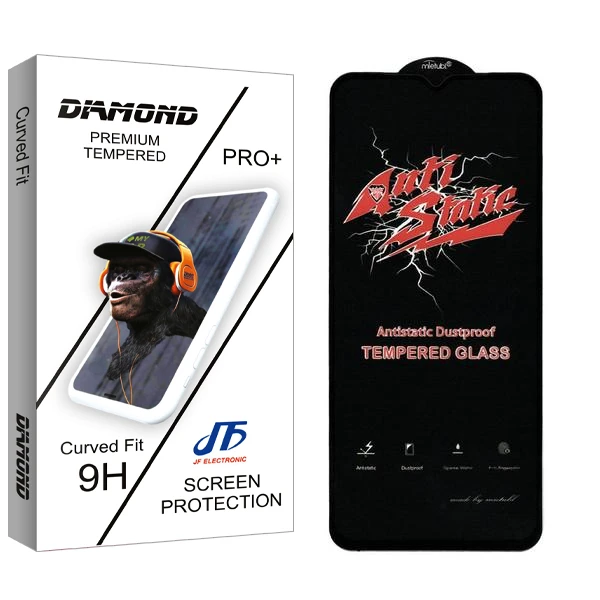 محافظ صفحه نمایش جی اف مدل Diamond Anti Static مناسب برای گوشی موبایل ریلمی Narzo 50A