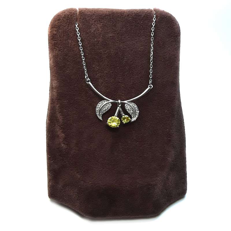 گردنبند نقره زنانه مدل اتمی کد 20355