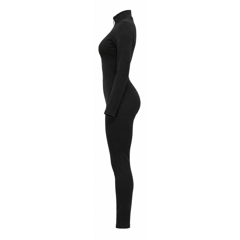 سرهمی زیپ دار ورزشی زنانه آستین فینگردار کد tm-2971
