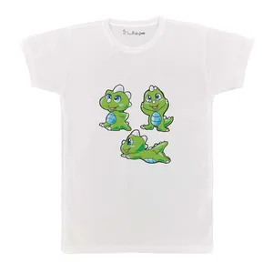 تی شرت بچگانه پرمانه طرح دایناسورهای بامزه کد pmt.5122