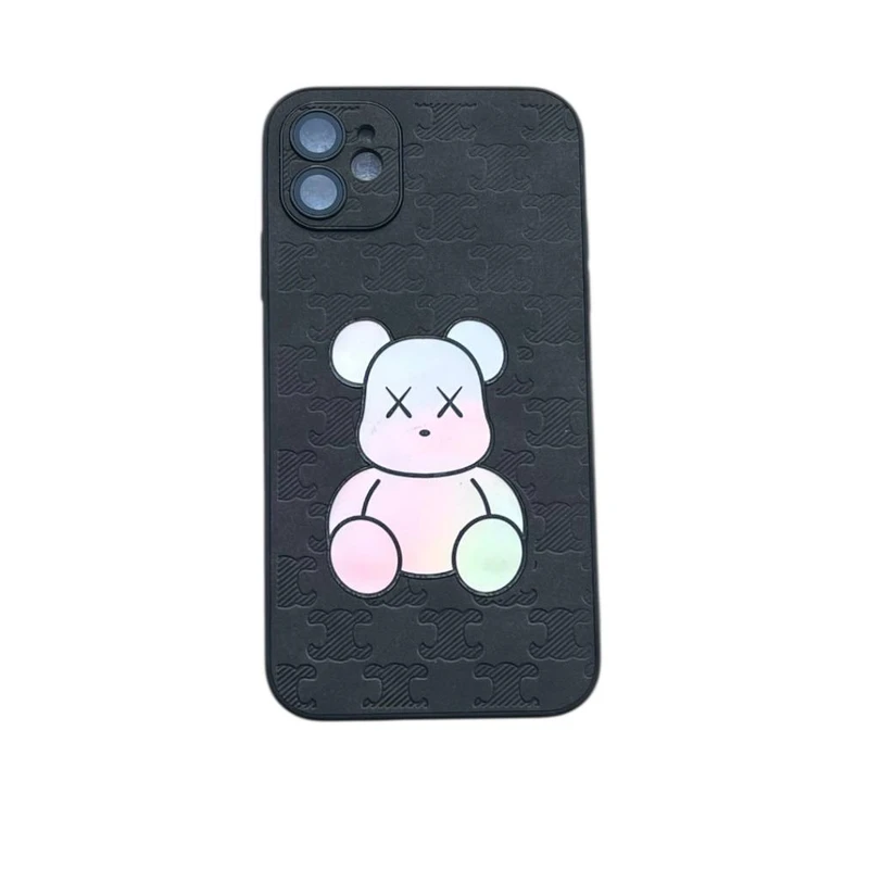 کاور گوشی مدل kaws طرح خرسی کد an276 مناسب برای گوشی موبایل اپل iphone 13 pro