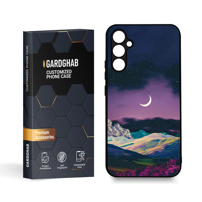 کاور گارد قاب مدل دورژله ای طبیعت مناسب برای گوشی موبایل سامسونگ Galaxy A34