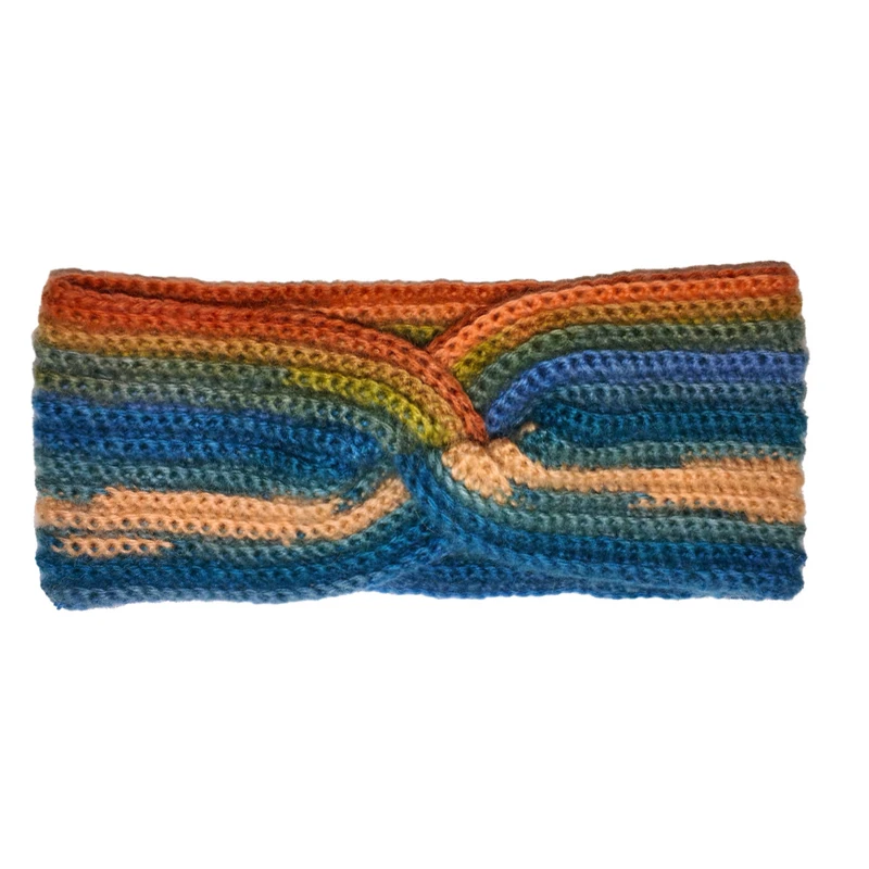 هدبند بافتنی زنانه مدل فلاور