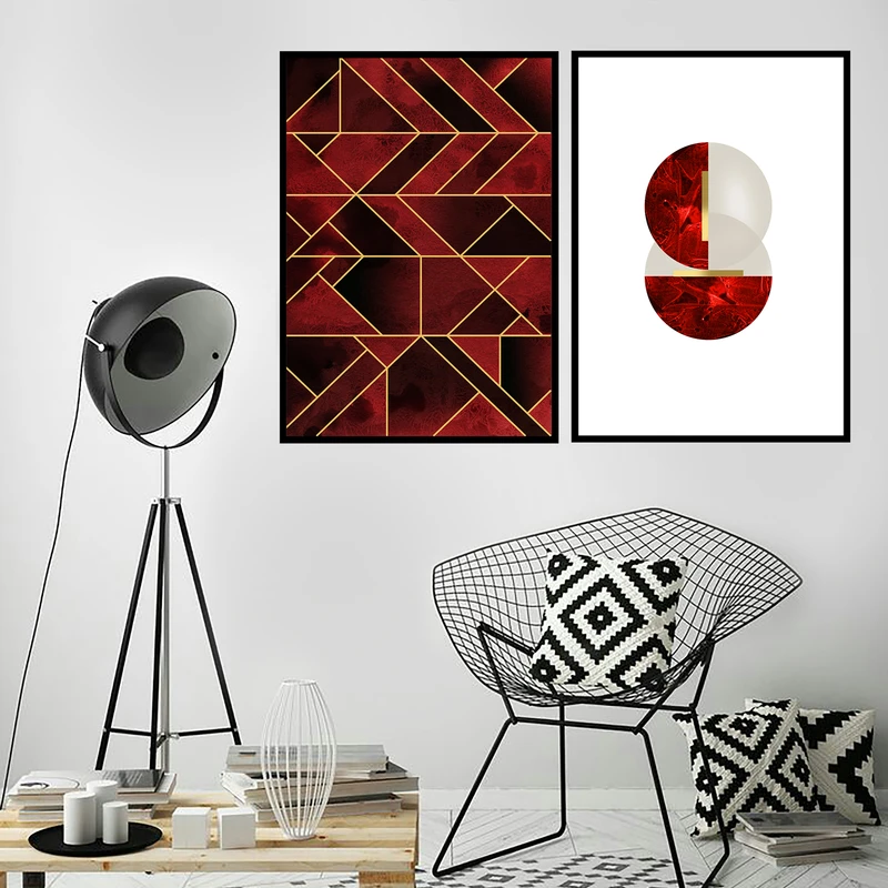 تابلو مدل Red design مجموعه دو عددی