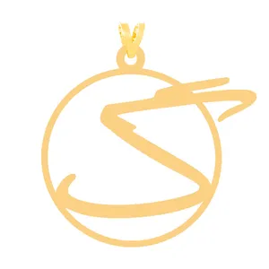 آویز گردنبند طلا 18 عیار زنانه کرابو مدل گKr31394