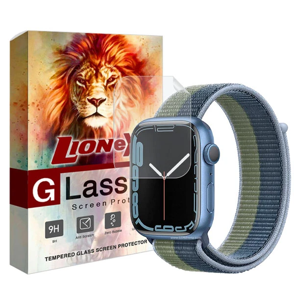 محافظ صفحه نمایش نانو لایونکس مدل MTBWL مناسب برای اپل واچ Series 7 Aluminum 41 mm