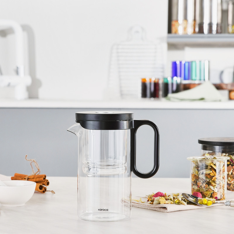 فرنچ پرس کاراجا مدل Brewy Tea Borosilikat Cam گنجایش ۵۰۰ میلی لیتر