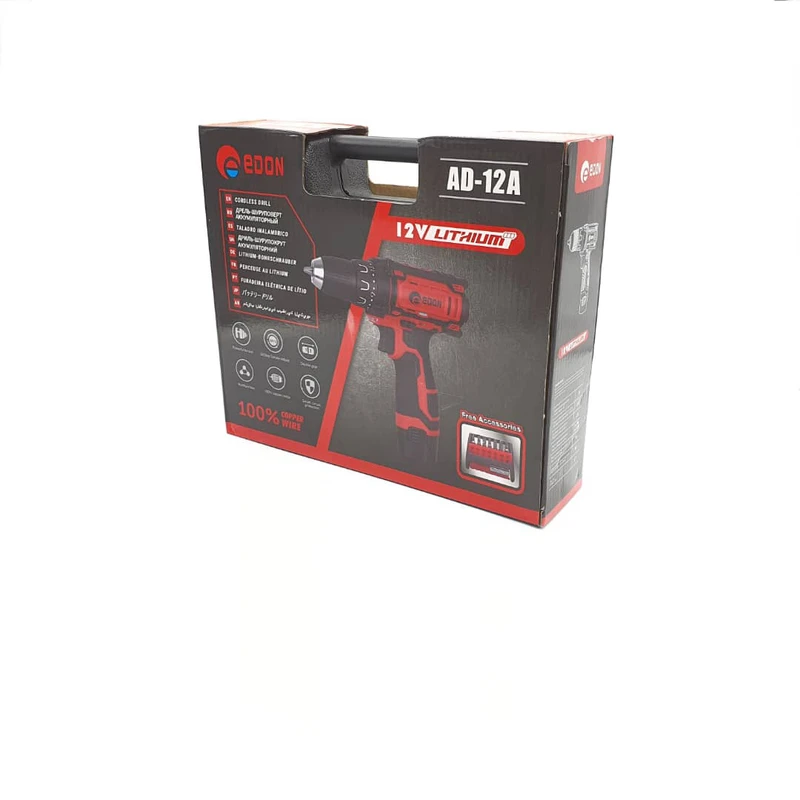 عکس شماره 22 : پیچ گوشتی شارژی ادون مدل ad12a