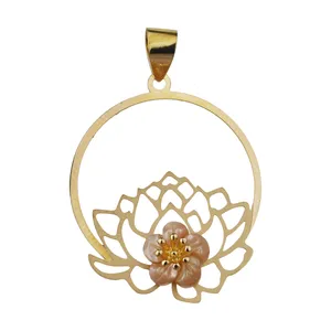 آویز گردنبند طلا 18 عیار زنانه مایا ماهک مدل MM1455