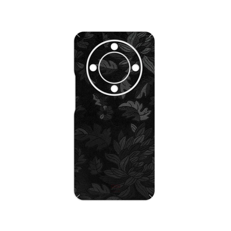 برچسب پوششی ماهوت مدل Black-Wildflower مناسب برای گوشی موبایل آنر X9b