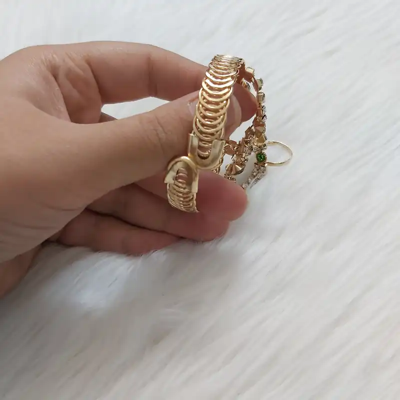 دستبند انگشتری دخترانه مدل تمیمه کد tam112