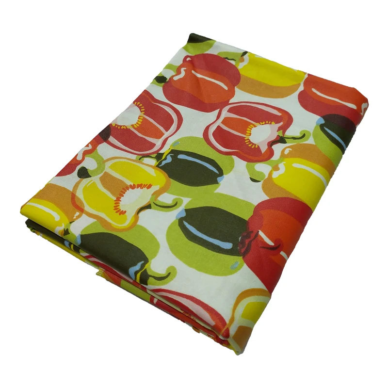 رومیزی رزین تاژ مدل گرد طرح فلفل دلمه کد 140