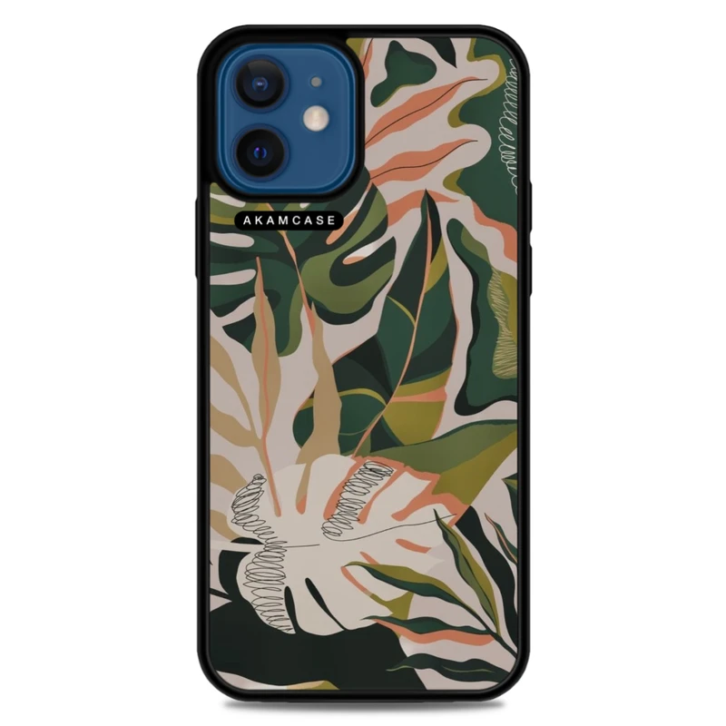 کاور آکام مدل AMC-WA12M-LEAVES-31 مناسب برای گوشی موبایل اپل iPhone 12 Mini