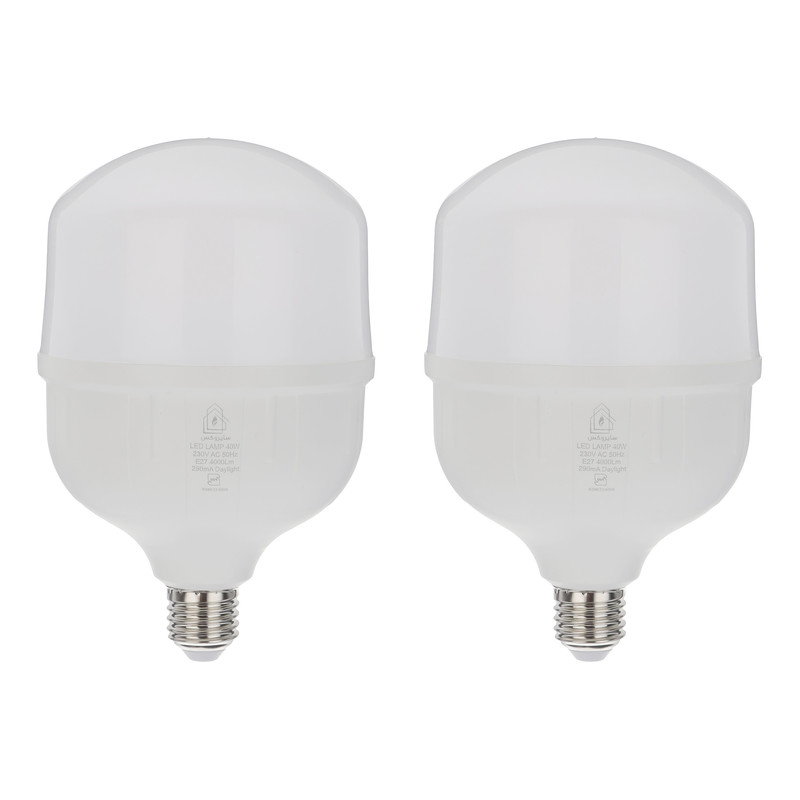 لامپ اس ام دی 40 وات سایروکس مدل T120 پایه E27 بسته دو عددی