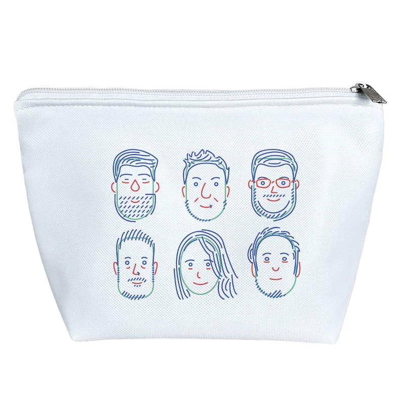 کیف لوازم آرایش دخترانه خندالو مدل پرتره آدم کد 7533