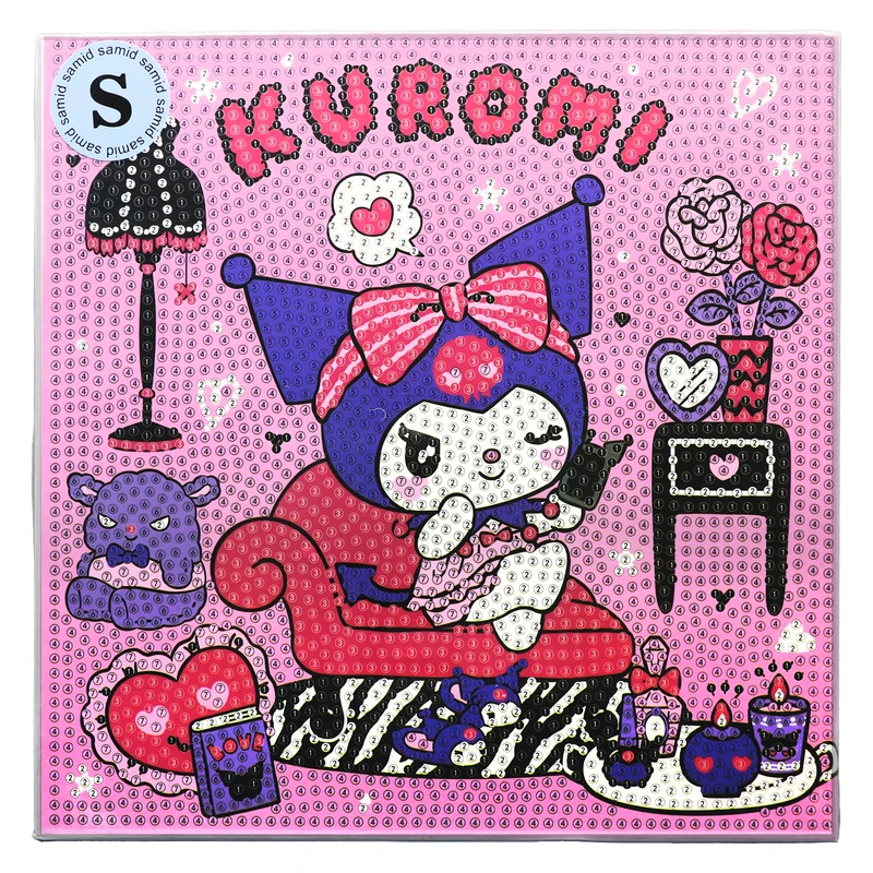 بازی آموزشی سمید مدل ساخت تابلو نقاشی الماسی طرح کرومی