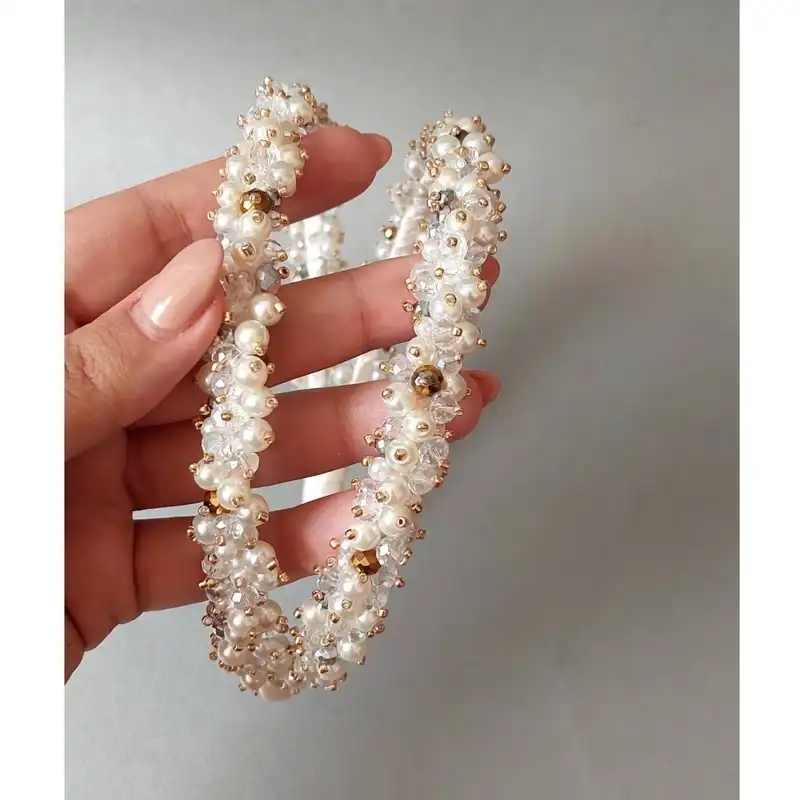 صندل زنانه مدل مجلسی به همراه تل مو