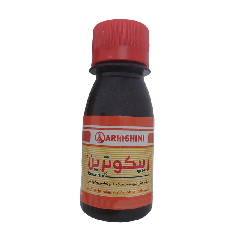 حشره کش سایپرمترین آریا شیمی مدل ریپکوترین کد 11 حجم 60 میلی لیتر