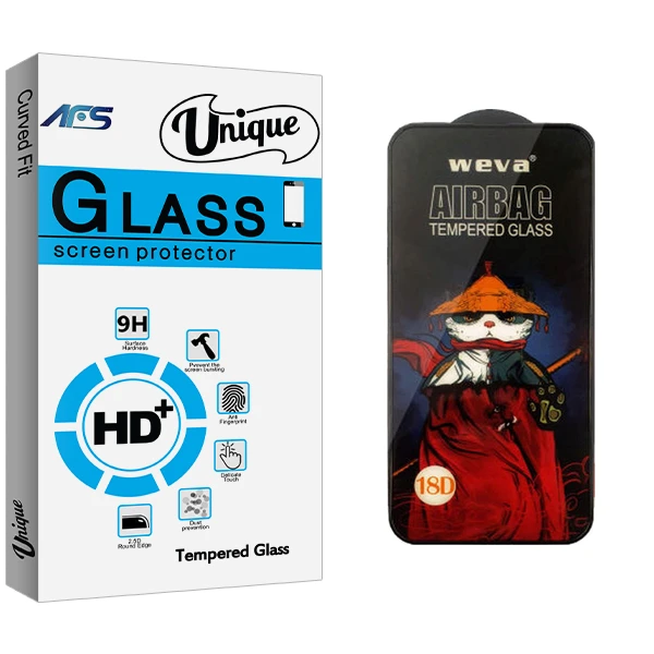 محافظ صفحه نمایش ای اف اس مدل Unique Glass_Airbag مناسب برای گوشی موبایل شیائومی Redmi Note 9T