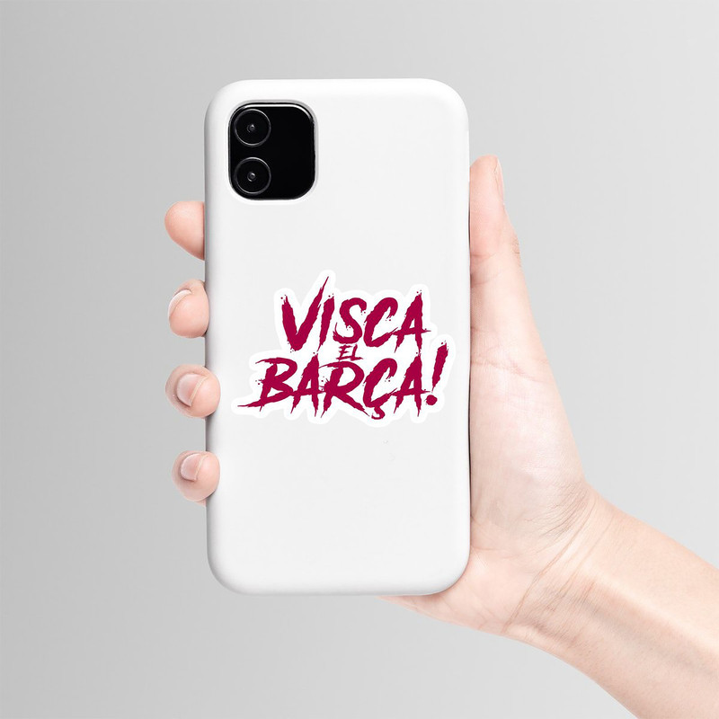 استیکر لپ تاپ و موبایل بووم طرح بارسلونا مدل Vissca El Barsa کد PS18