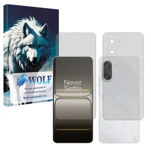 Wolf Tough model Matte screen protector suitable for OnePlus Nord CE5 mobile phone along with the back protector
