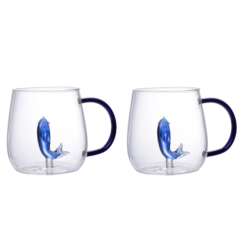 لیوان مدل نهنگ بروسیلیکات کد 1369n 40 بسته دو عددی