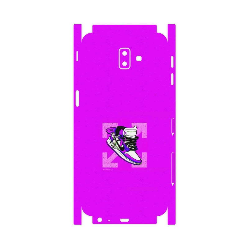 برچسب پوششی ماهوت مدل Nike Air Sneaker Digital Art-FullSkin مناسب برای گوشی موبایل سامسونگ Galaxy J6 Plus
