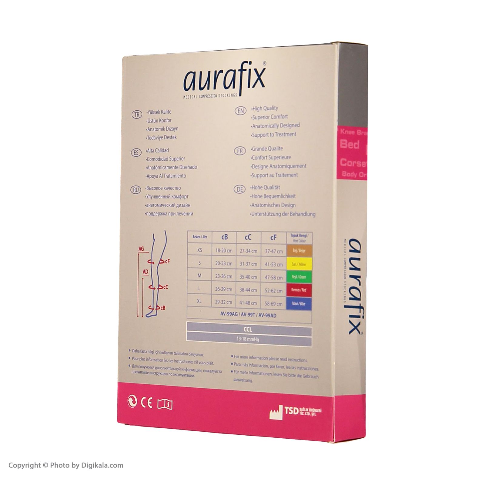 جوراب واریس اورافیکس مدل AV-99 AD -  - 4