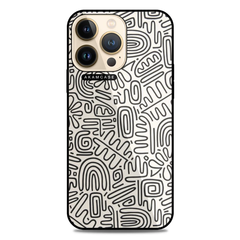 کاور آکام مدل AMC-WA13PRO-DOODLE10 مناسب برای گوشی موبایل اپل iPhone 13 Pro