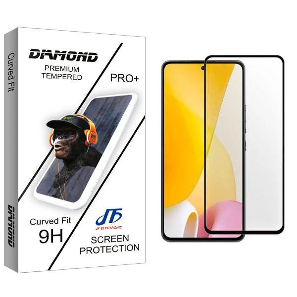 محافظ صفحه نمایش شیشه ای جی اف مدل Diamond مناسب برای گوشی موبایل شیائومی 12 Lite