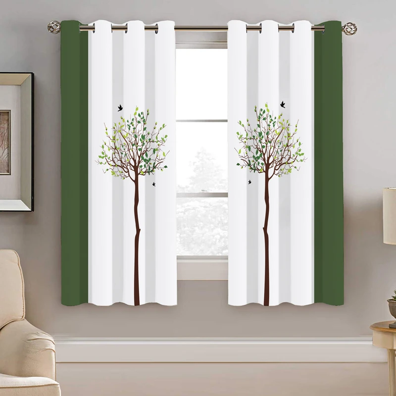 پرده نیروانا طرح درخت مدل هازان کد 8813سایز 140×200 سانتی متر