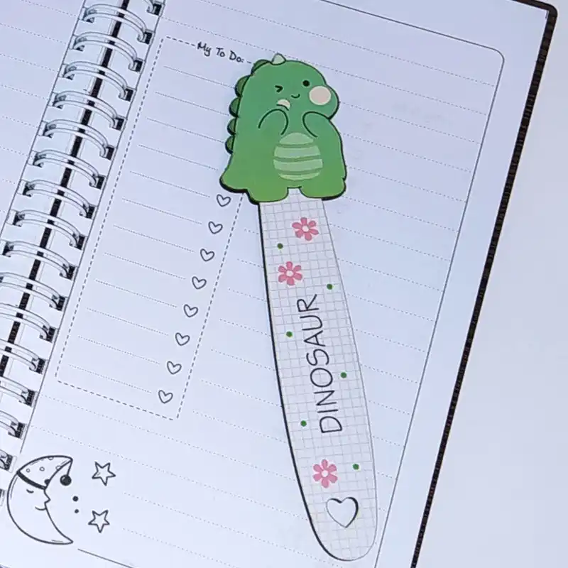 نشانگر کتاب مدل دایناسور کیوت