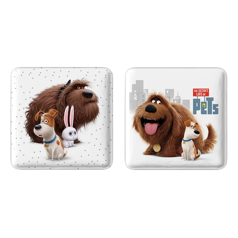 مگنت خندالو طرح زندگی پنهان حیوانات خانگی کد 1067010663 مجموعه 2 عددی