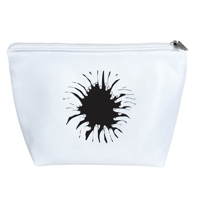 کیف لوازم آرایش دخترانه خندالو مدل سیاه چاله انگشت کد 6812