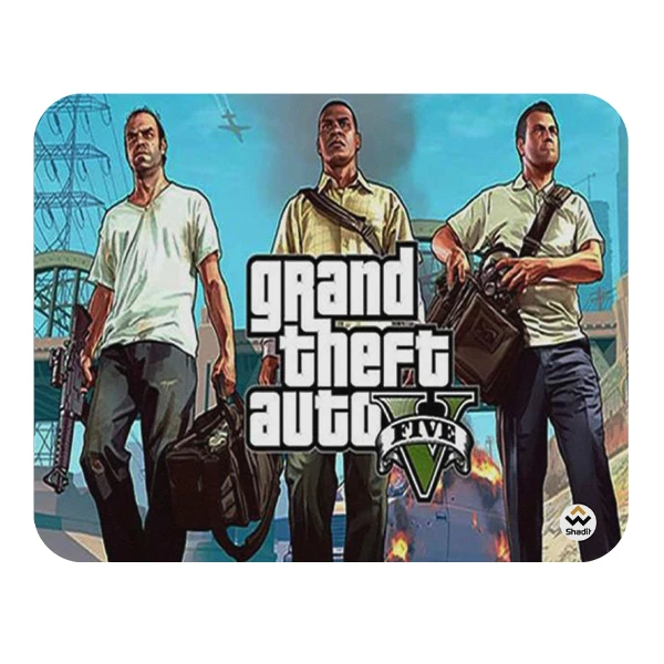 ماوس پد شادیت مدل جی تی ای کد03 سایز24*19سانتی متر