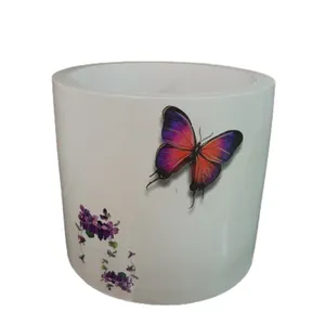 گلدان بتنی طرح پروانه کد S20013
