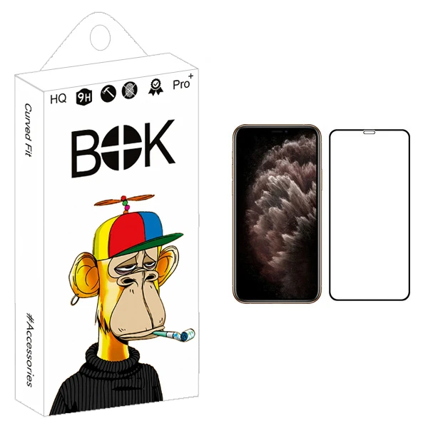 محافظ صفحه نمایش بوک مدل +HD مناسب برای گوشی موبایل اپل iPhone 11 Pro Max