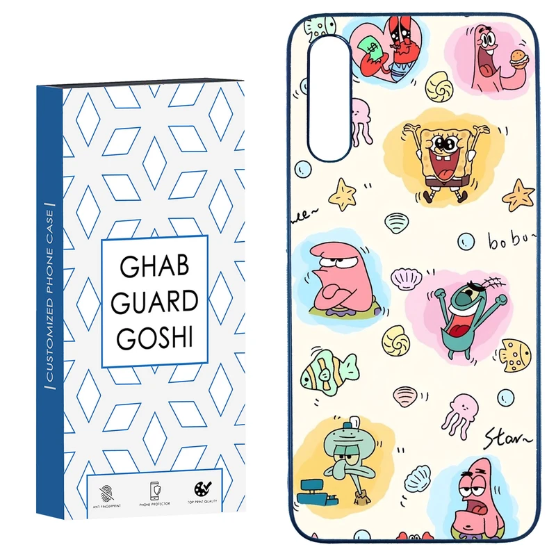 کاور قاب گارد گوشی طرح باب و پاتریک کد TPU-198 مناسب برای گوشی موبایل سامسونگ  Galaxy A50 / A50s / A30s