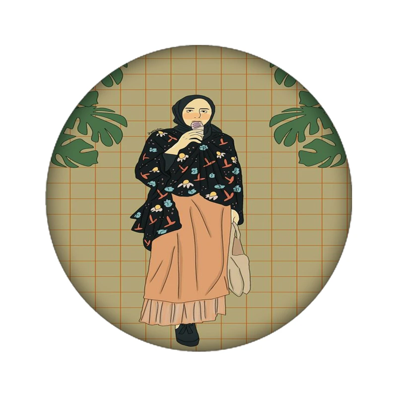 استیکر لپ تاپ طرح زن کد 4361
