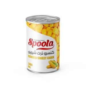 کنسرو ذرت شیرین اسپوتا - 380 گرم