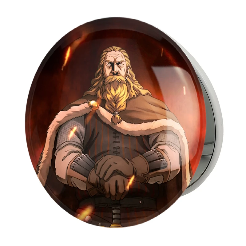 آینه جیبی خندالو طرح هرالد انیمه حماسه وینلند Vinland Saga مدل تاشو کد 27490 